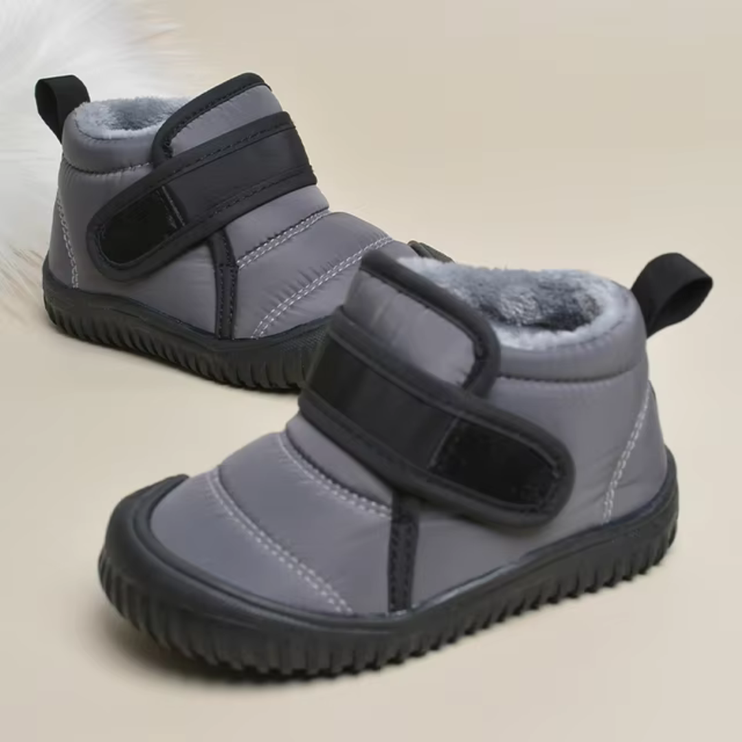 Kids Barefoot Snow Boots | Warm Lined Winter Sneakers