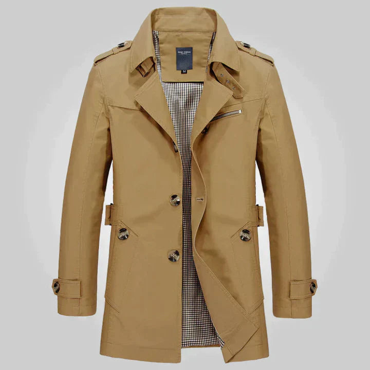 Men’s Classic Trench Coat | Formal & Casual Outerwear