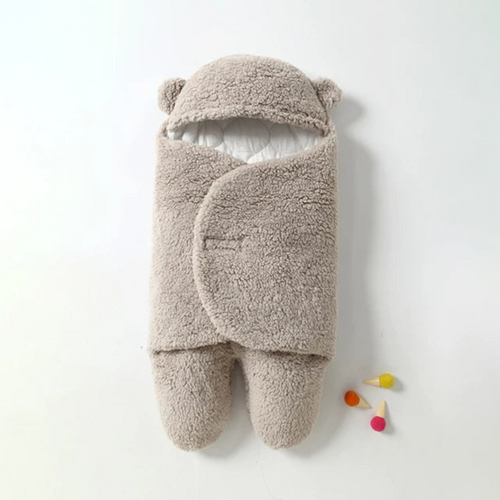 Baby Swaddle Blanket | Ultra-Soft Lined Hooded Sleep Sack for Warmth