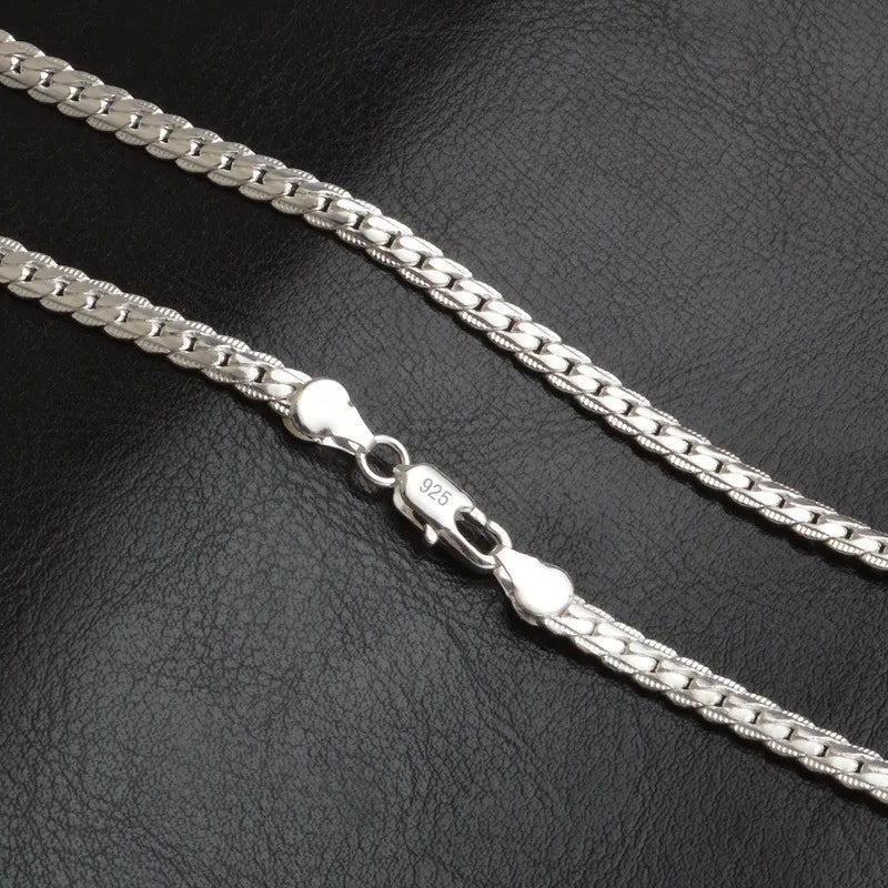 Giselle | Sterling Silver Glitter Necklace