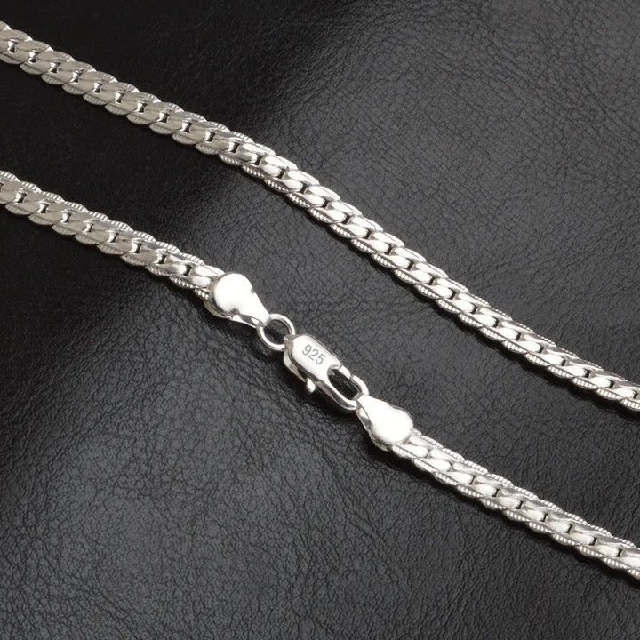 Giselle | Sterling Silver Glitter Necklace
