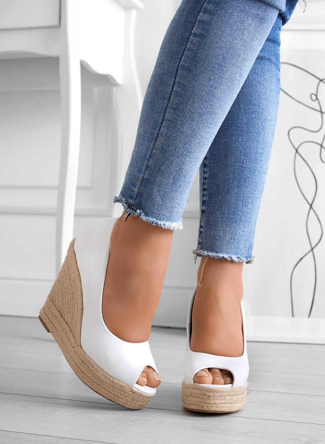 Azura | Women’s Suede Espadrille Wedge Sandals