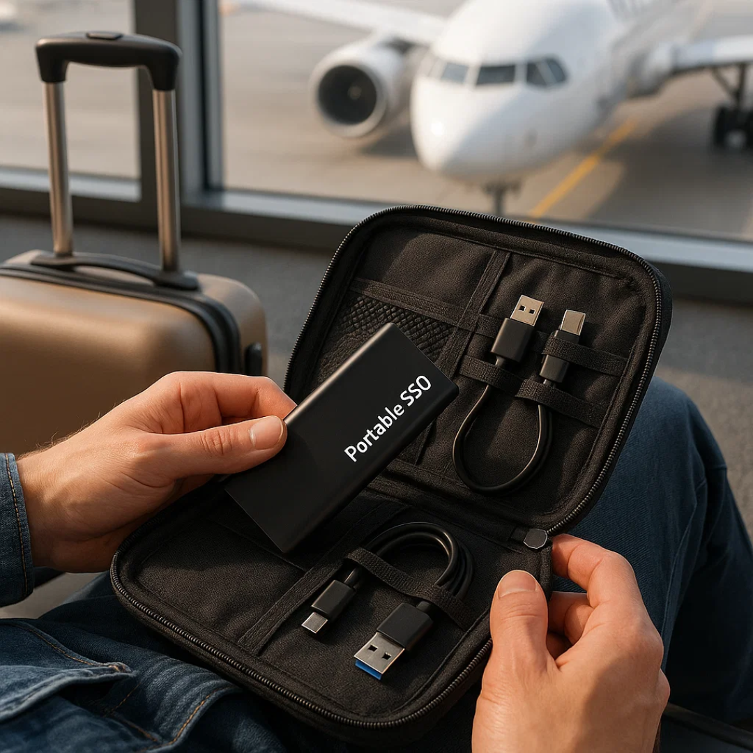 Compact 4TB USB-C Hard Drive | Fast & Portable Data Storage