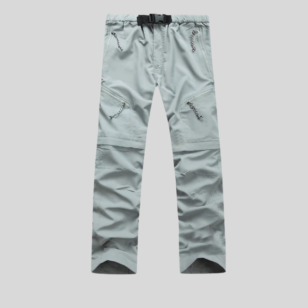 Convertible 2-in-1 Hiking Pants for Men | Zip-Off Cargo Style