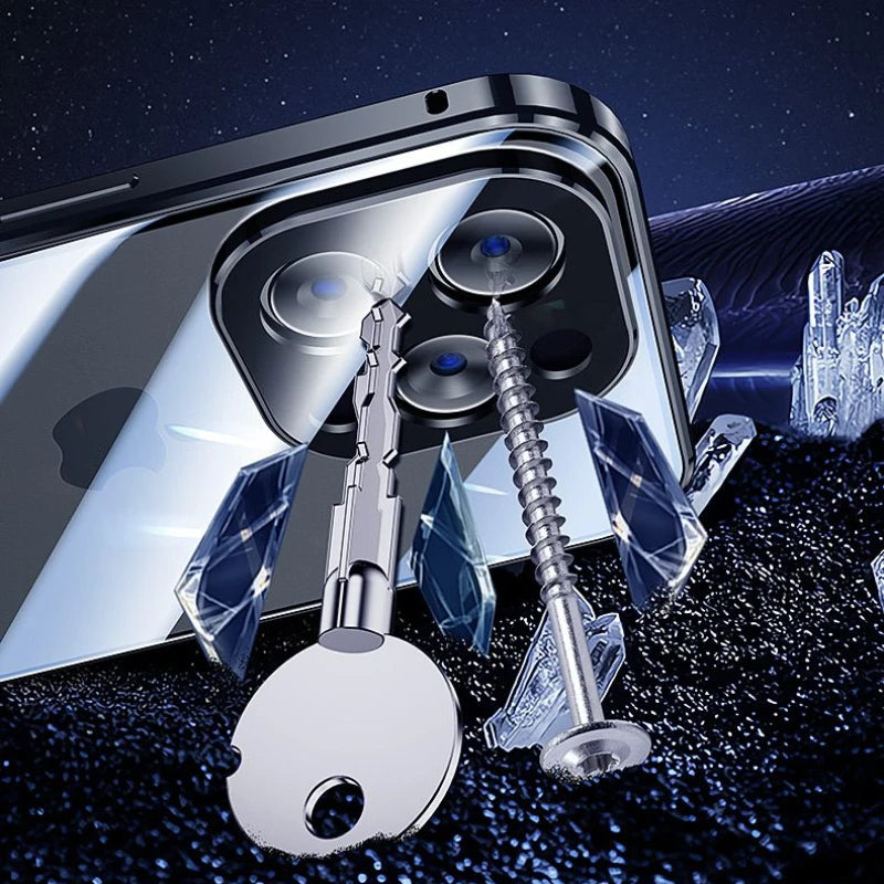 iPhone Tempered Glass Case | Privacy Protection & Scratch-Resistant