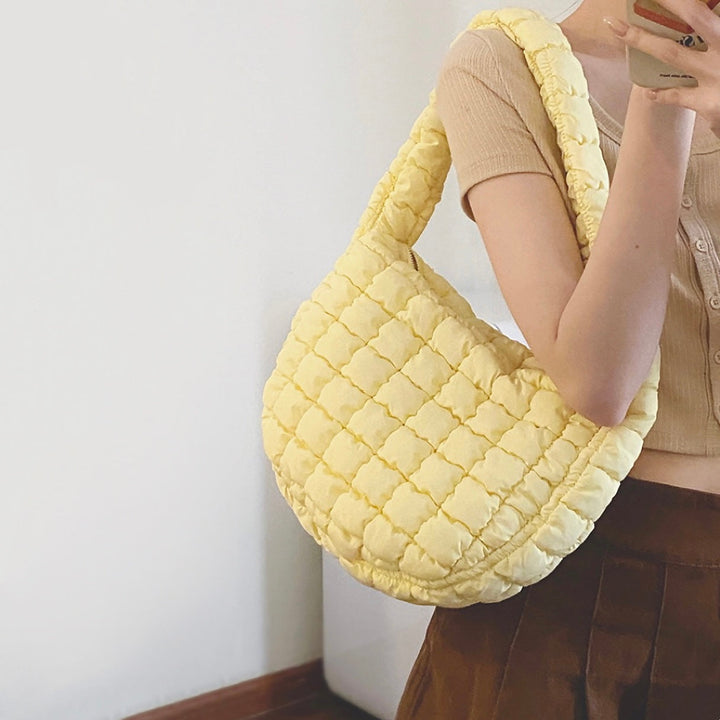 Kiora | Women’s Solid Color Puffer Shoulder Bag