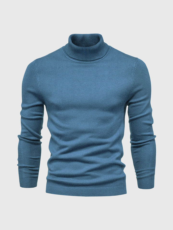 Men’s Soft Cotton Turtleneck Sweater