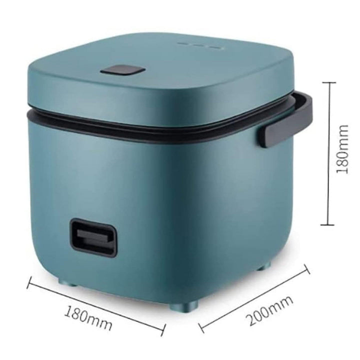 Compact 1.2L Rice Cooker with Steamer Basket