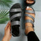 Dahlia | Women's Roman Ankle Strap Flat Sandals