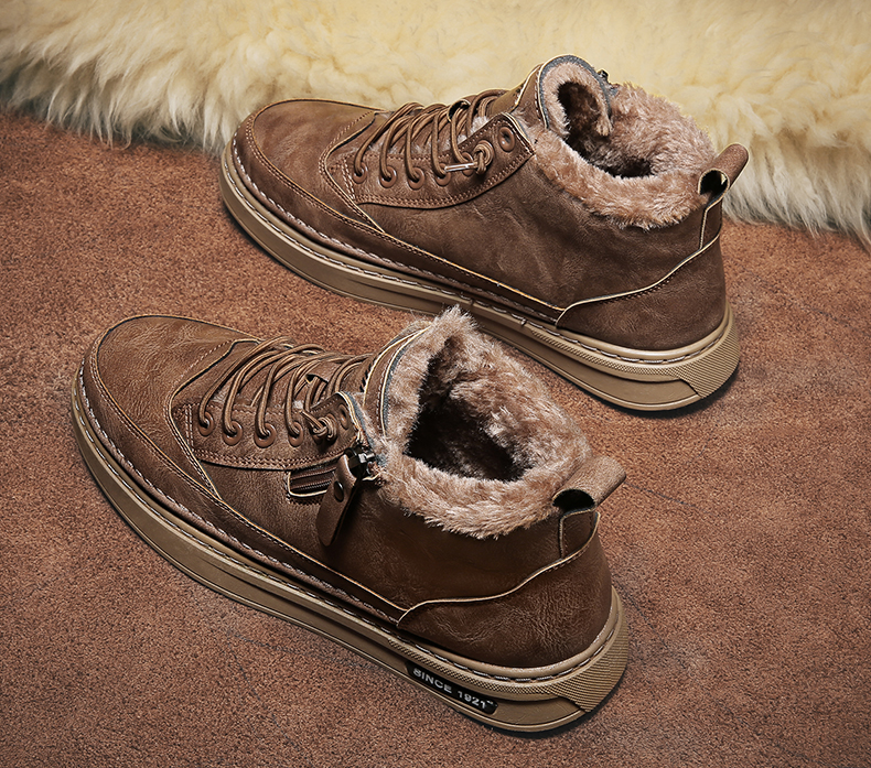 Barley Winter Boots for Men | Warm Cotton & Wool Blend
