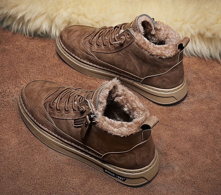 Barley Winter Boots for Men | Warm Cotton & Wool Blend