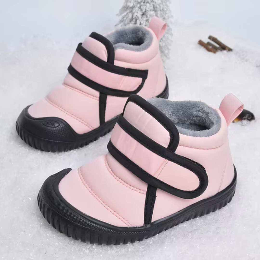 Kids Barefoot Snow Boots | Warm Lined Winter Sneakers