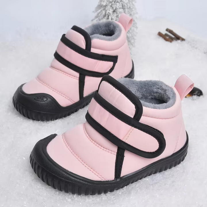 Kids Barefoot Snow Boots | Warm Lined Winter Sneakers