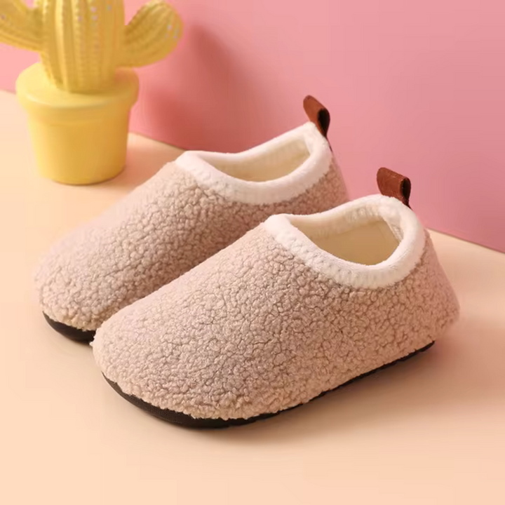 Warm, Lined Indoor Slippers for Toddlers & Small Children