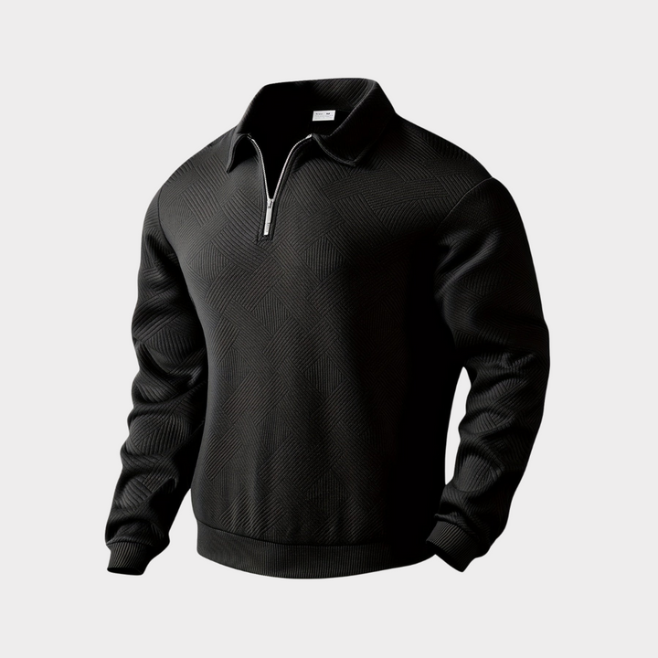 Evorn | Premium Men’s Quarter‑Zip Knit Sweater