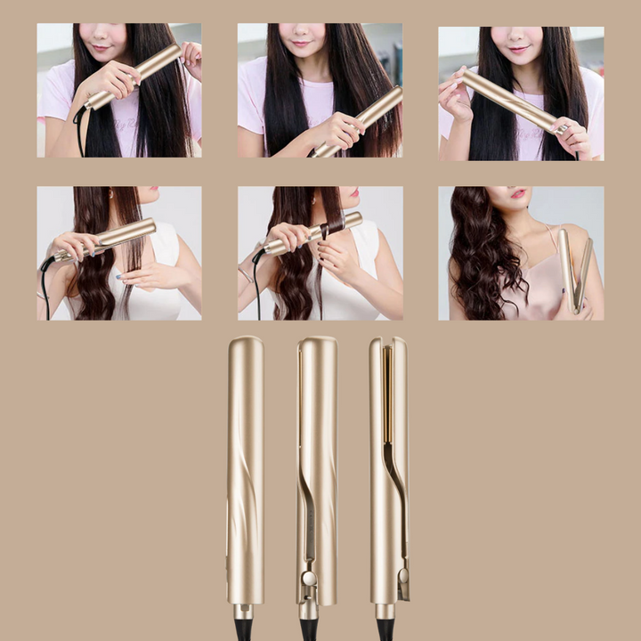 Women’s 2-in-1 Ceramic Hair Styler | Curl & Straighten Tool