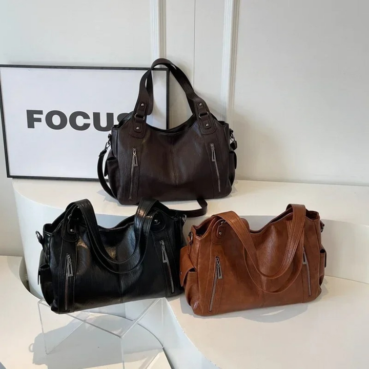 Classic Leather Shoulder Bag for Women | Casual & Formal