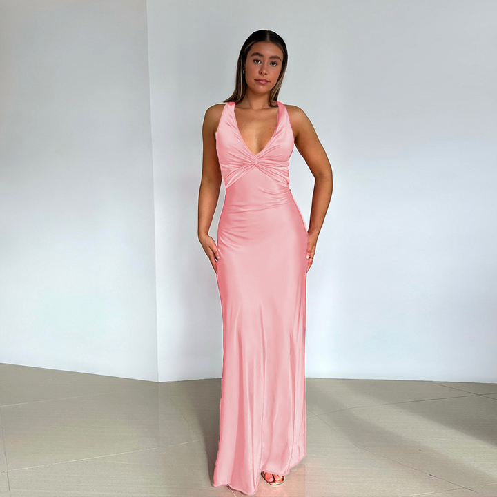 Fiora | Elegant Women’s Sleeveless Evening Dress