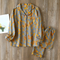 Women's 2-Piece Cotton Lounge Set | Butterfly Print Top & Pants
