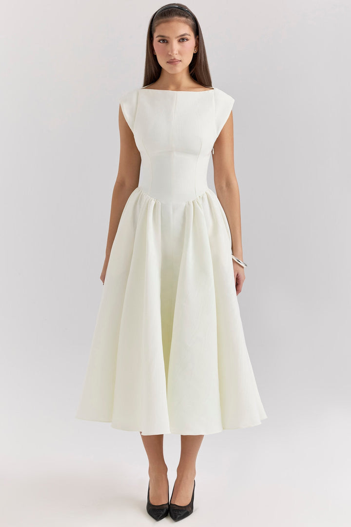 Enira | Elegant Midi Dress for Women