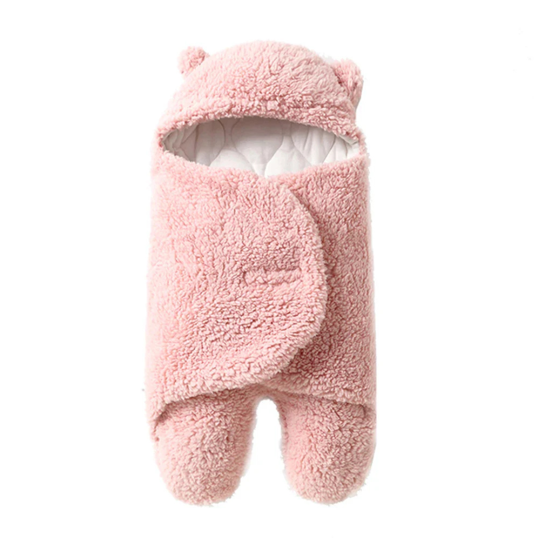 Baby Swaddle Blanket | Ultra-Soft Lined Hooded Sleep Sack for Warmth