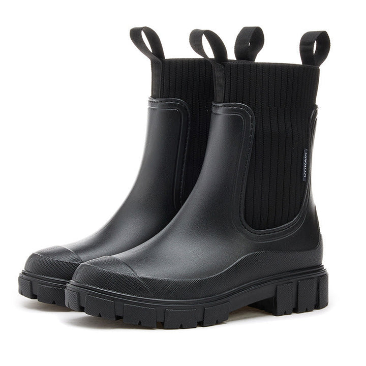 Stylish Women’s Rain Boots with Anti-Slip Sole
