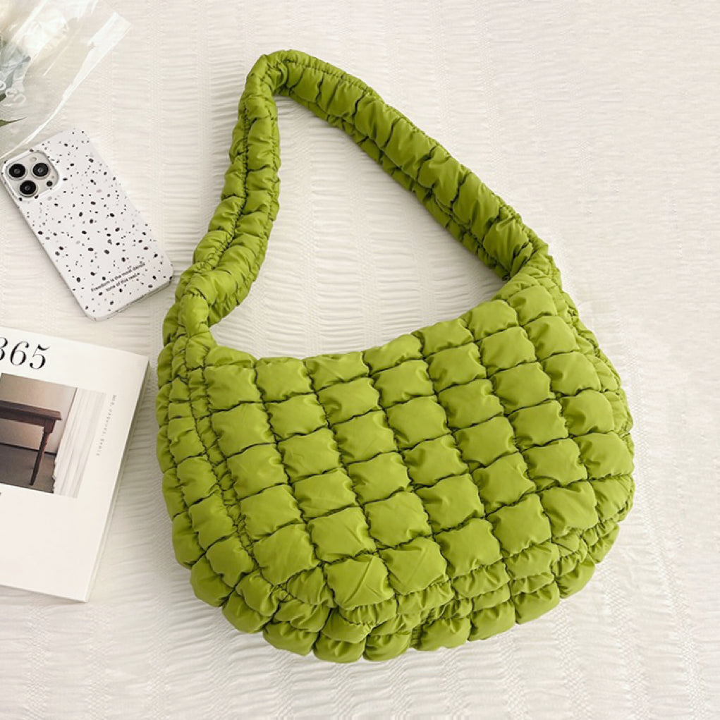 Kiora | Women’s Solid Color Puffer Shoulder Bag
