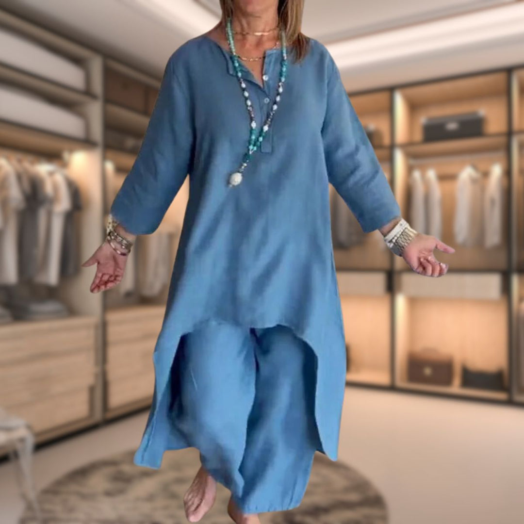 Womens Comfort Set | Cozy Lounge Top & Bottom Set