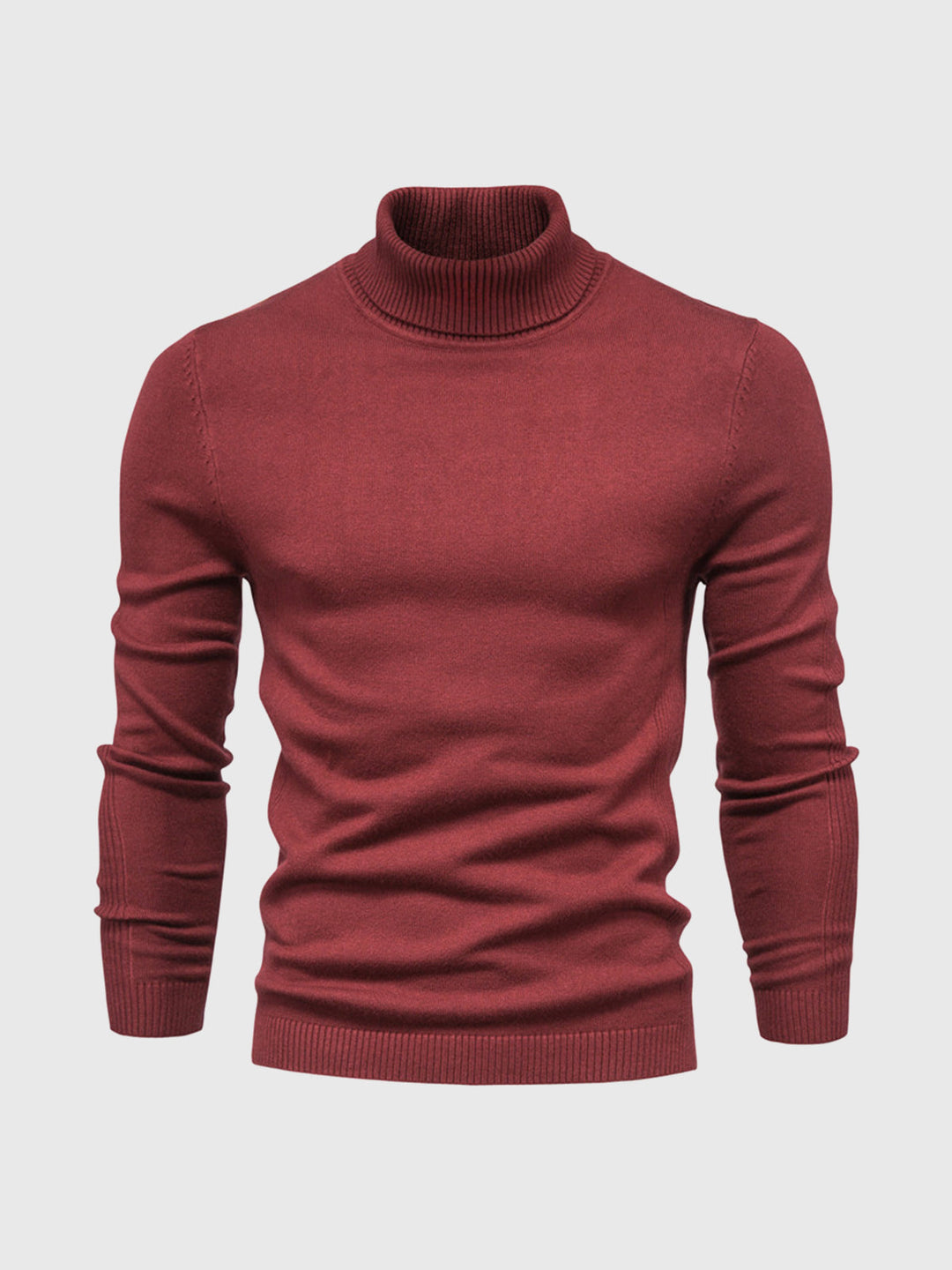 Men’s Soft Cotton Turtleneck Sweater