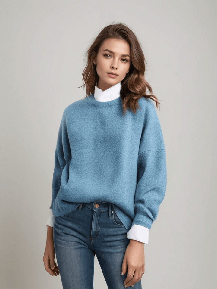 Women’s Cashmere Crewneck Sweater | Cashmere Style