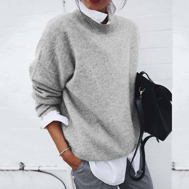 Women’s Cashmere Crewneck Sweater | Cashmere Style