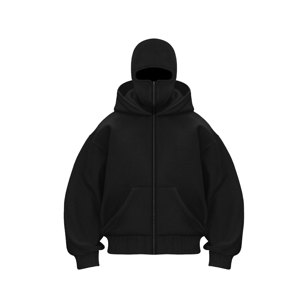 Oversized Hoodie with Face Mask | Men’s Streetwear Pullover