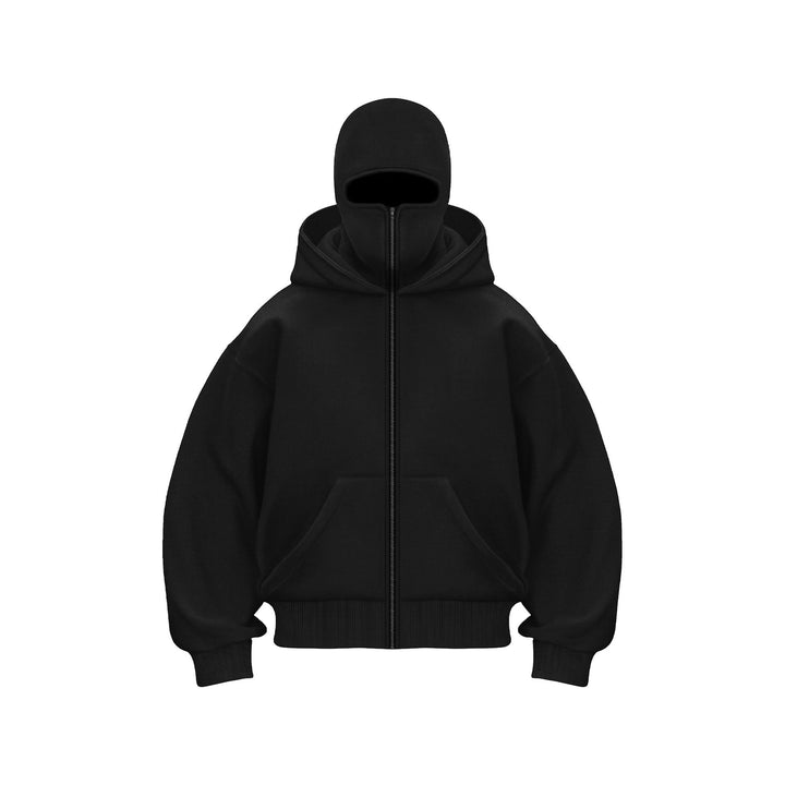 Oversized Hoodie with Face Mask | Men’s Streetwear Pullover