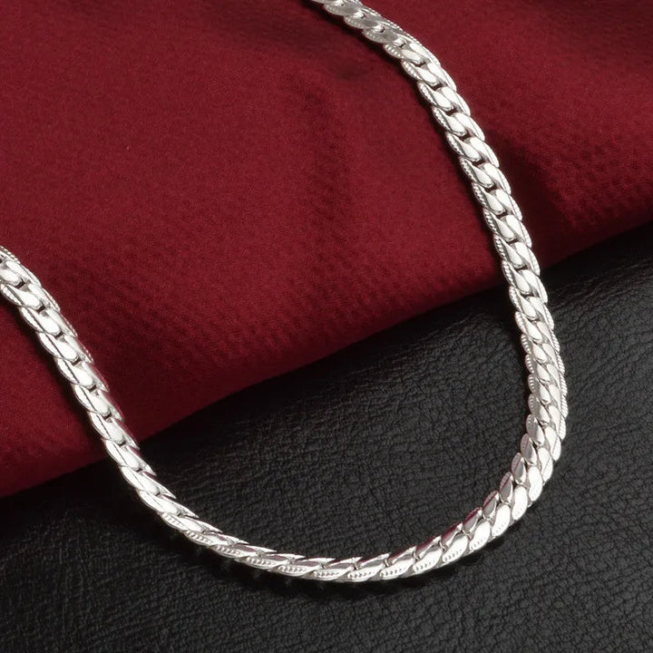 Giselle | Sterling Silver Glitter Necklace