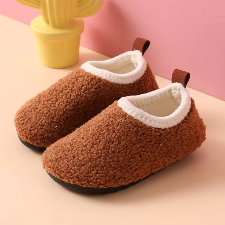 Warm, Lined Indoor Slippers for Toddlers & Small Children