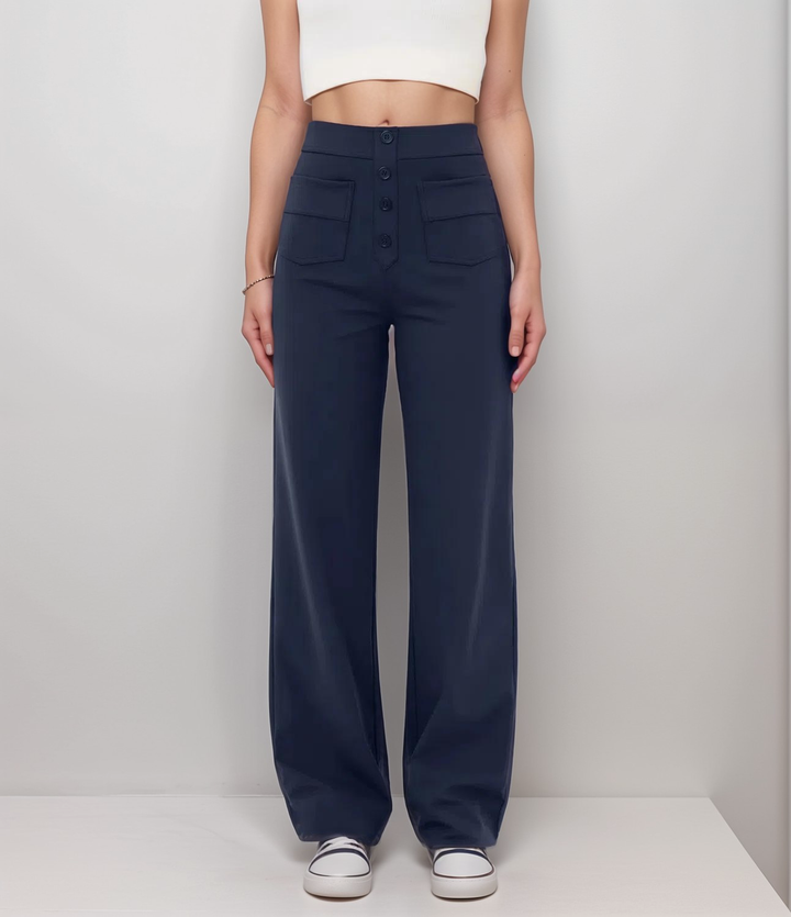 Trendy High-Waist Sculpt Pants for Women