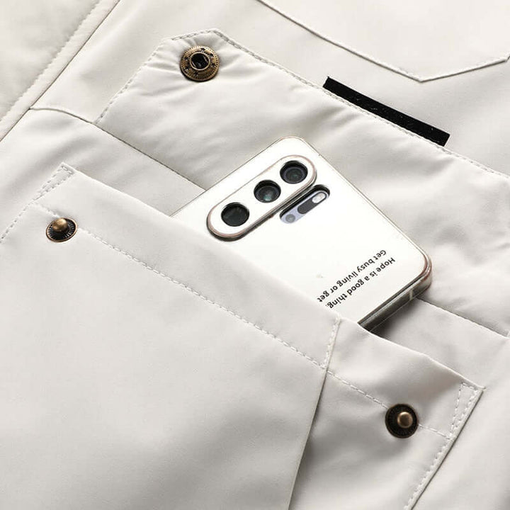 Men’s Waterproof Jacket with Goose-Down Fill