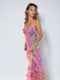 Women’s Pastel Mesh Maxi Dress