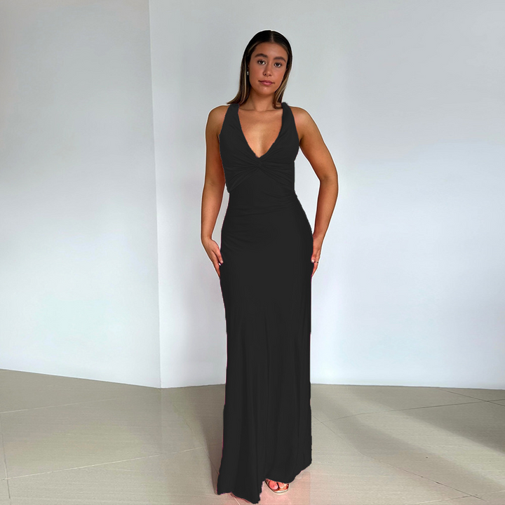 Fiora | Elegant Women’s Sleeveless Evening Dress