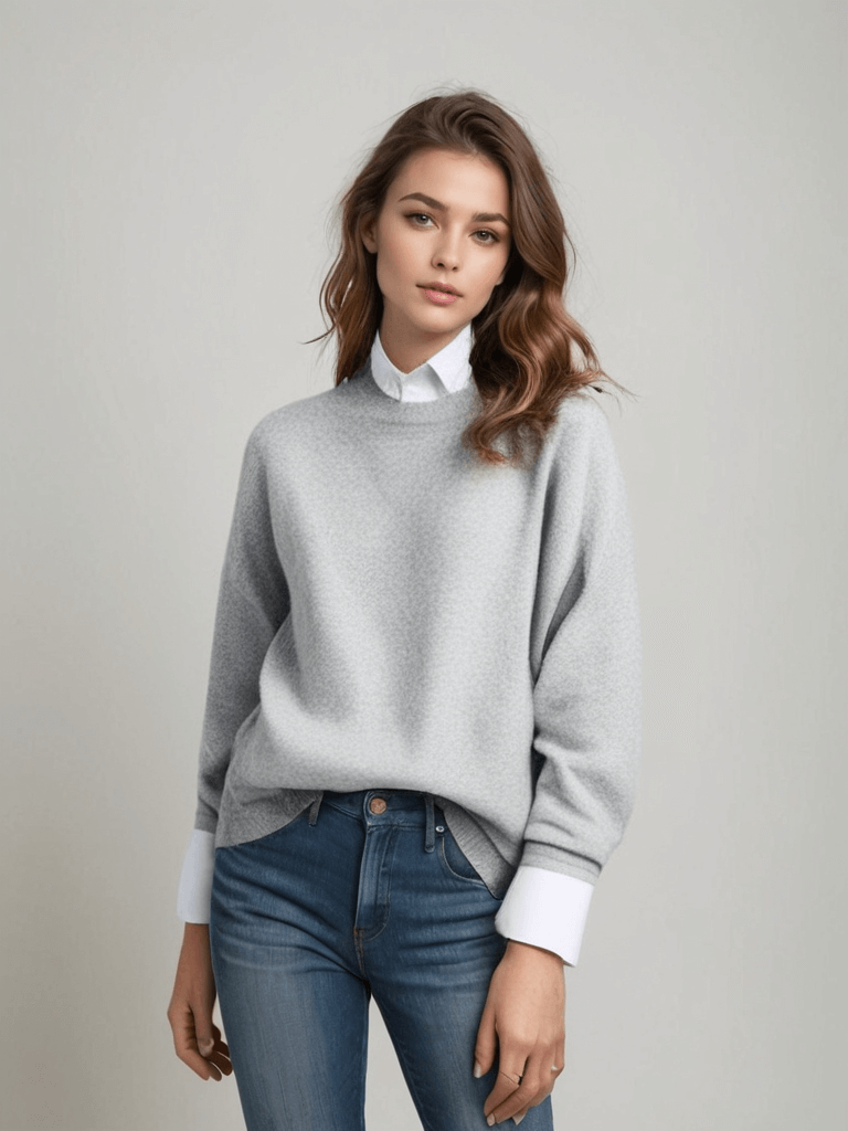Women’s Cashmere Crewneck Sweater | Cashmere Style