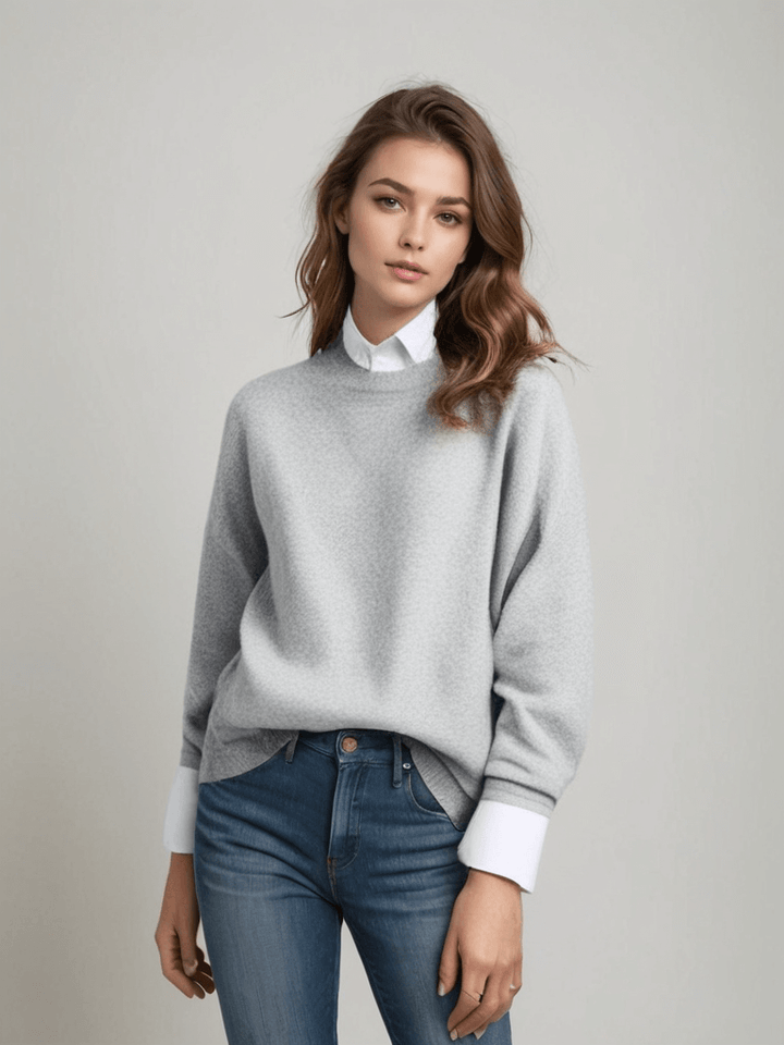 Women’s Cashmere Crewneck Sweater | Cashmere Style