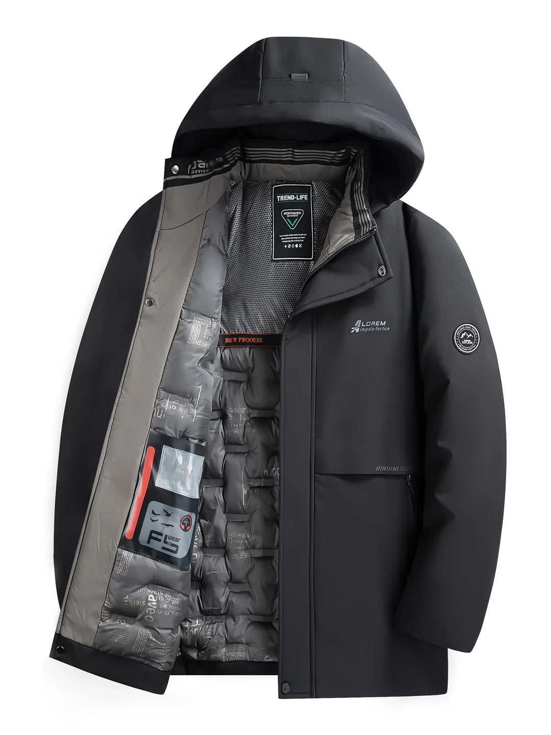 Men’s Waterproof Winter Jacket | Breathable & Warm