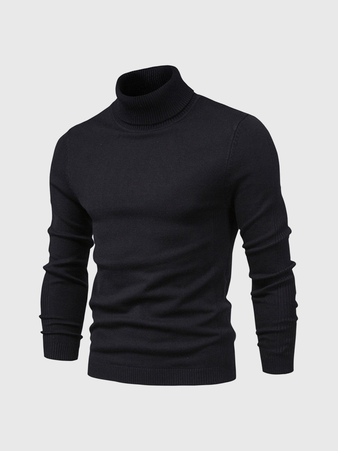 Men’s Soft Cotton Turtleneck Sweater