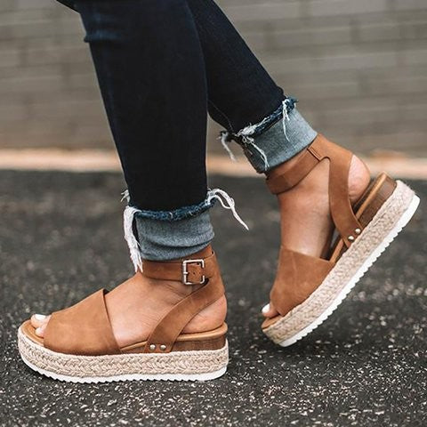 Indigo | Women’s Platform Espadrille Sandals