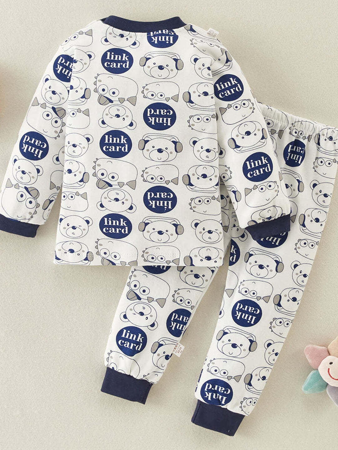 Toddler 2-Piece Set | Cartoon Letter Print Sweater & Pants