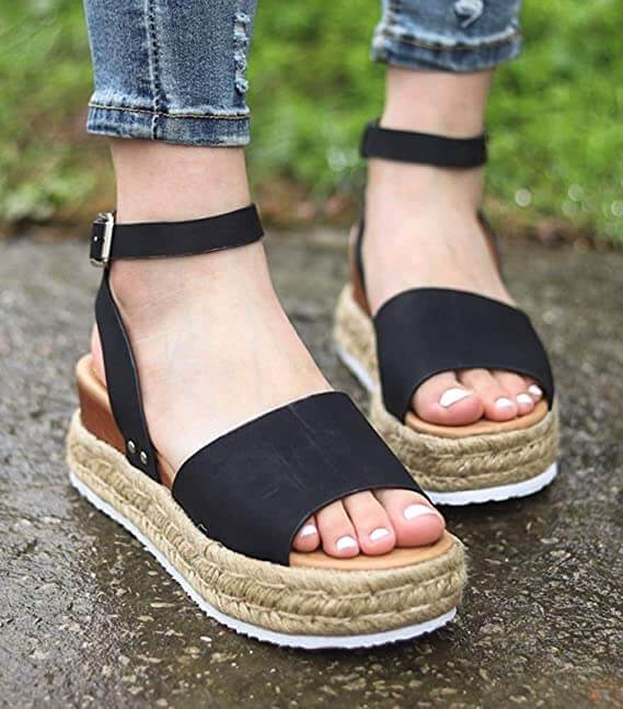 Indigo | Women’s Platform Espadrille Sandals