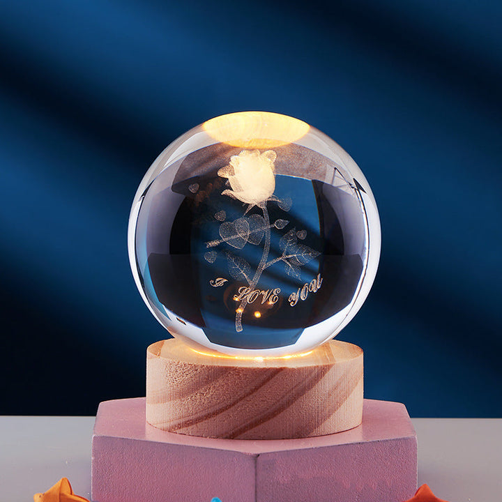 3D Crystal Night Lamp | Christmas Vibes