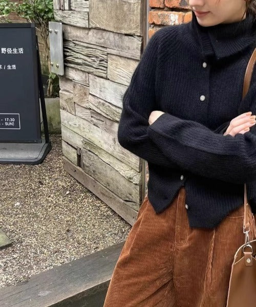 Verlora Wool Blend Turtleneck | Cozy High-Neck Knit Pullover