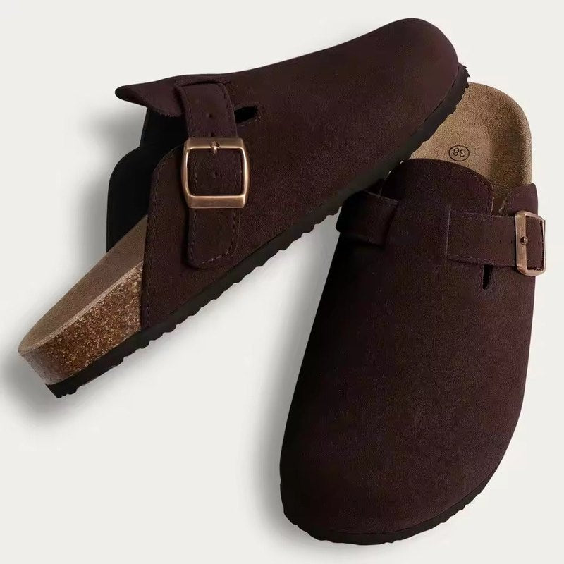 Comfortable Suede-look Clogs | Indoor/Outdoor Wear