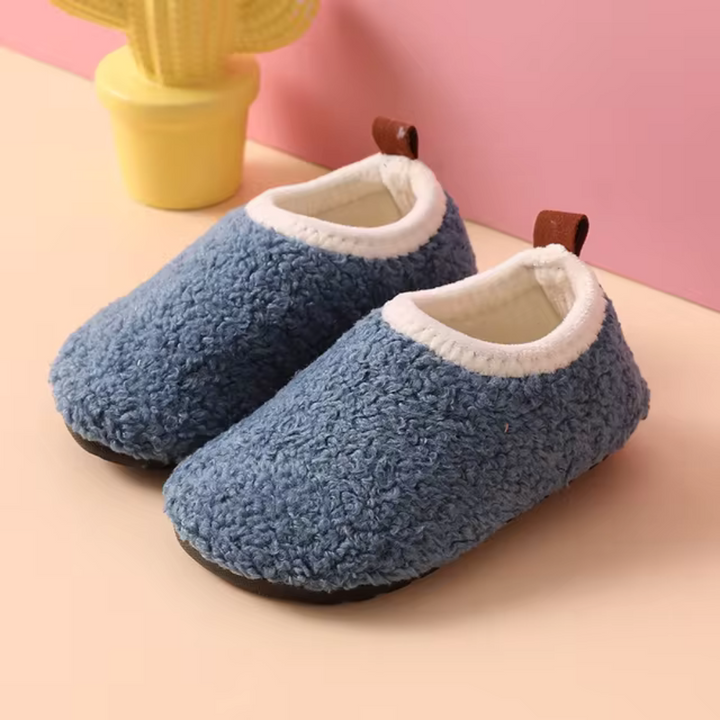 Warm, Lined Indoor Slippers for Toddlers & Small Children
